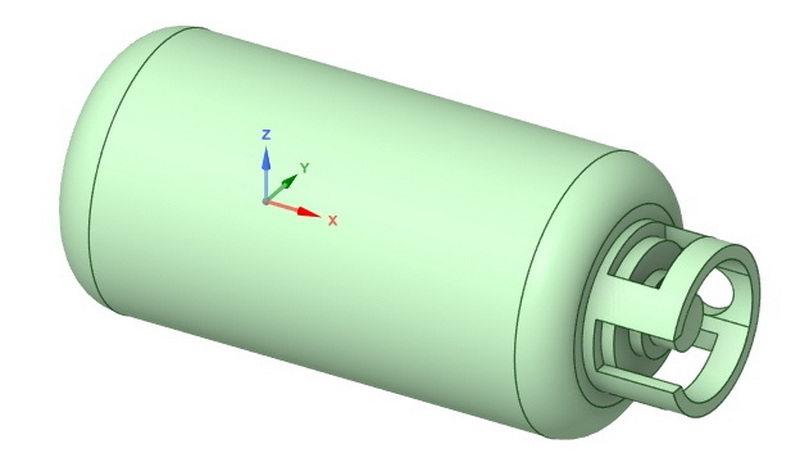 Bir anahtarlık - bir gaz silindiri 50L. (Plastik Aparattır!!!)