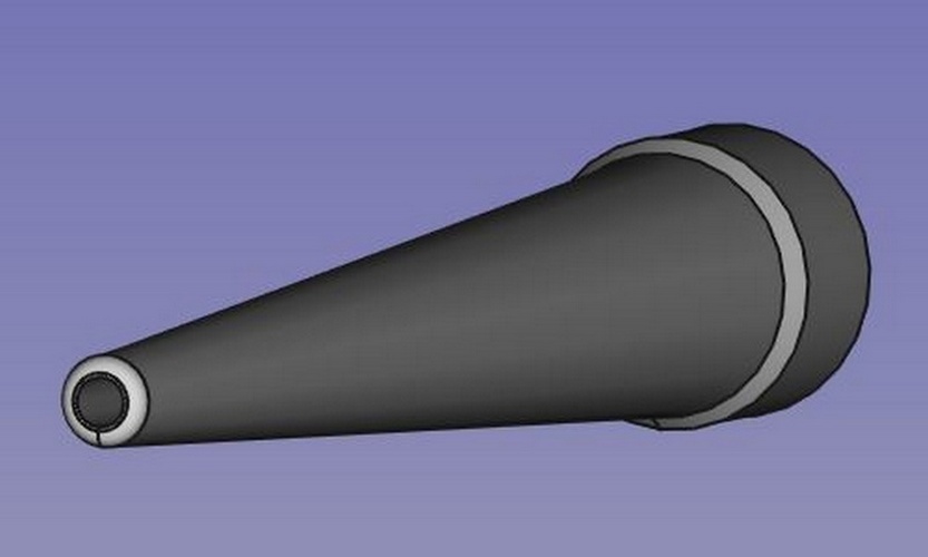 Koruyucu kapak ve bir sızdırmazlık maddesi ile standart bir tüp üzerinde ek uç (Plastik Aparattır!!!)