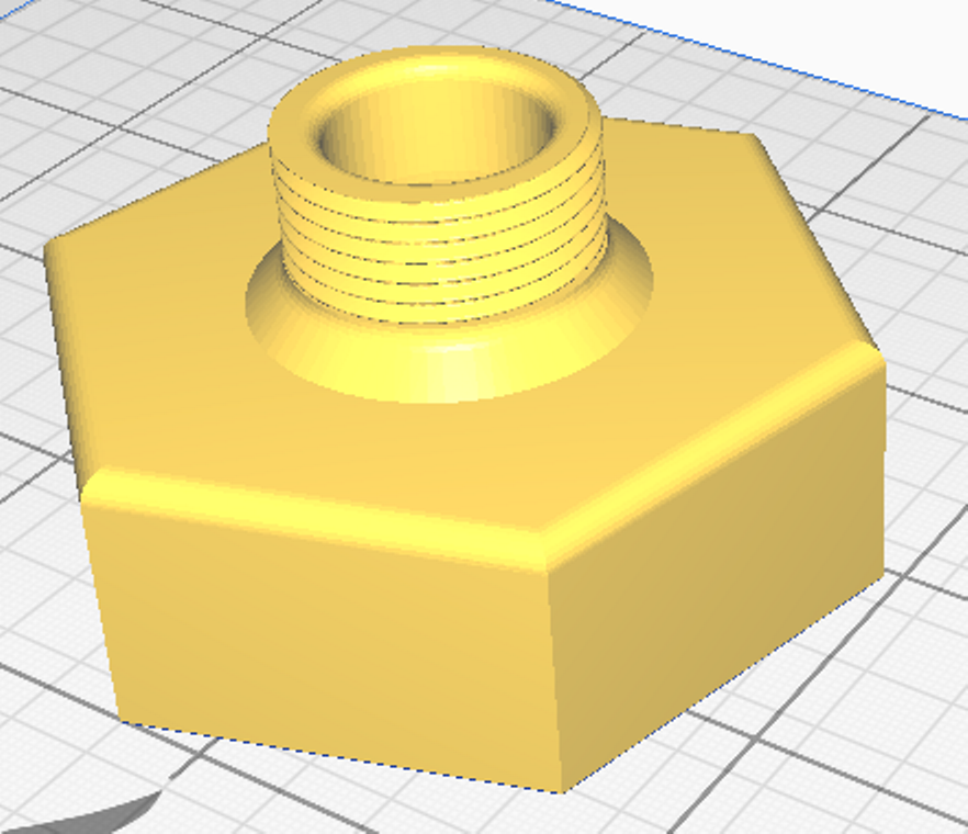 Eurocub 2 "1 için küçük iplik" için geçiş (Plastik Aparattır!!!)