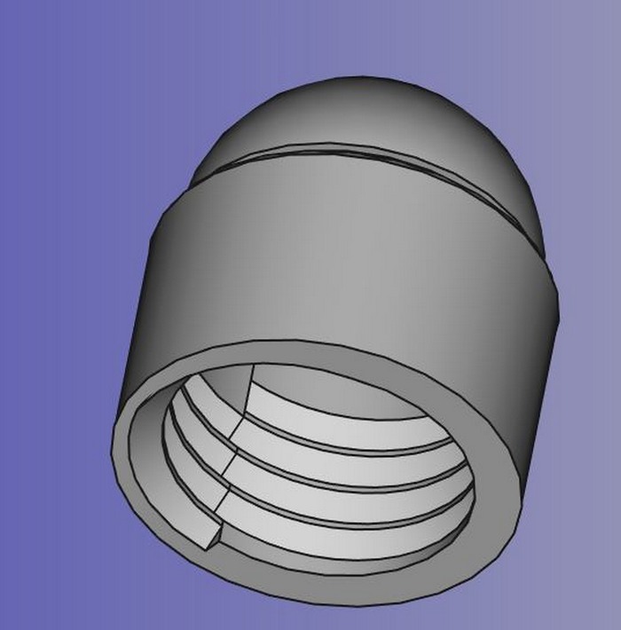 Koruyucu kapak ve bir sızdırmazlık maddesi ile standart bir tüp üzerinde ek uç (Plastik Aparattır!!!)