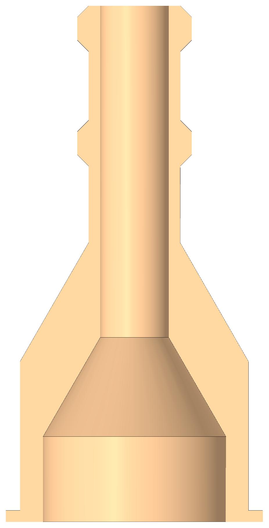 8 mm hortum için balıksırtı ara parçası (Plastik Aparattır!!!)