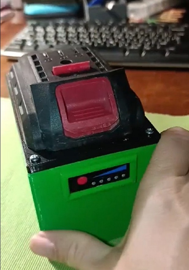 Tek elektrikli el aleti pilinin 5s3p form faktöründe lityum 21700'e dönüştürülmesi (Plastik Aparattır!!!)