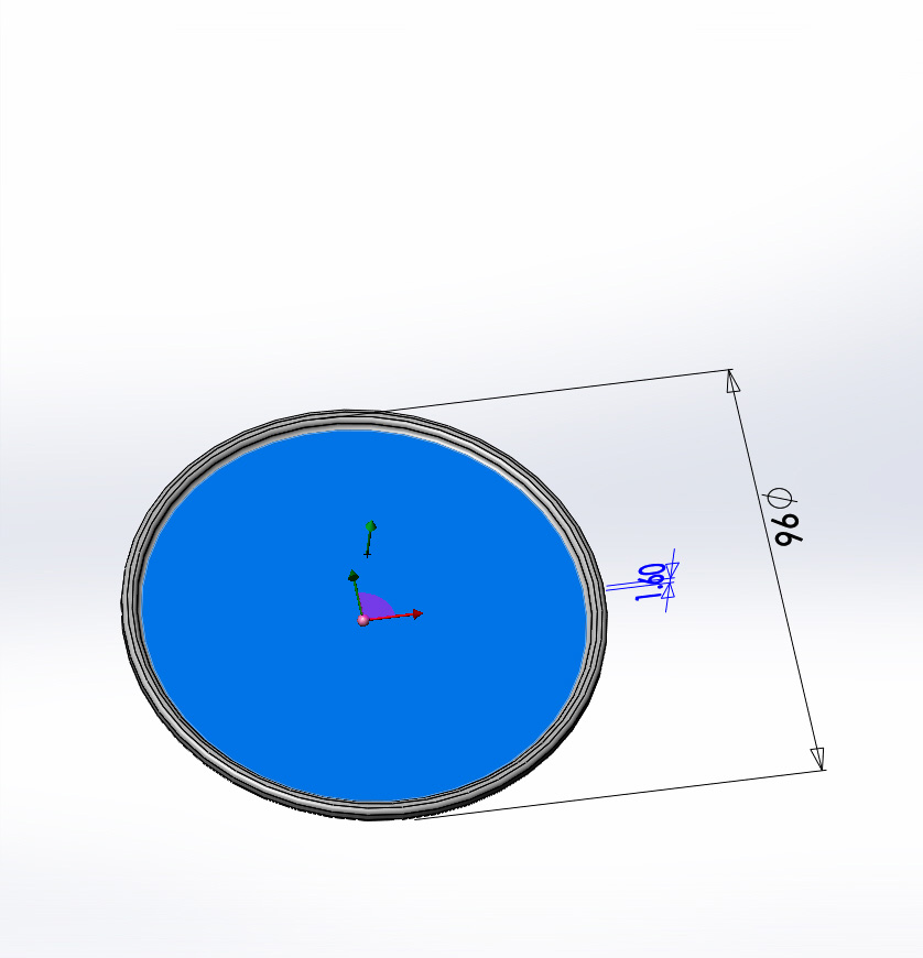 96mm dur (Plastik Aparattır!!!)