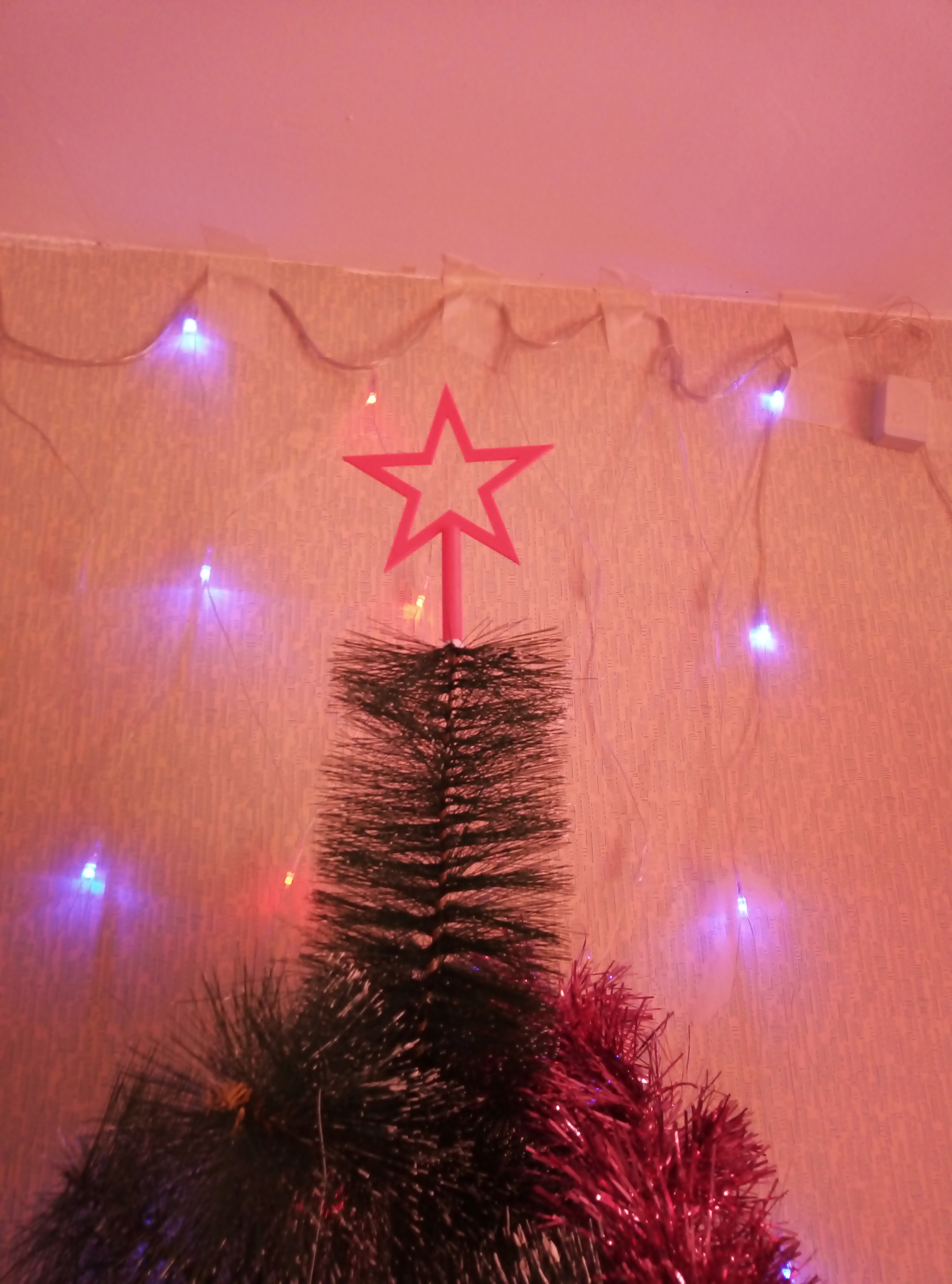 Yapay Noel Ağacı için Yıldız (Plastik Aparattır!!!)