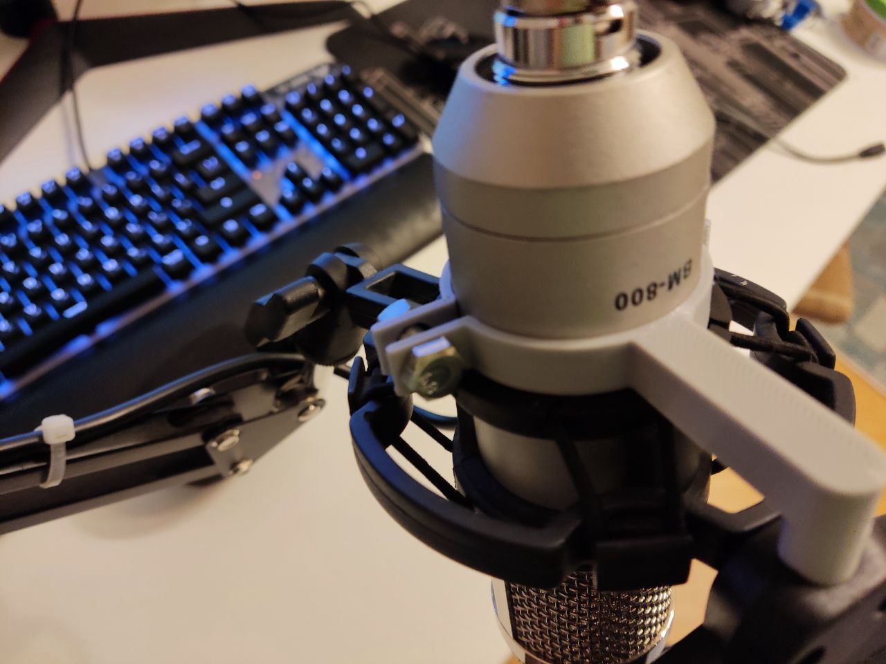 BM800 Mikrofonunda Pop Filtresi (Modifikasyon) (Plastik Aparattır!!!)