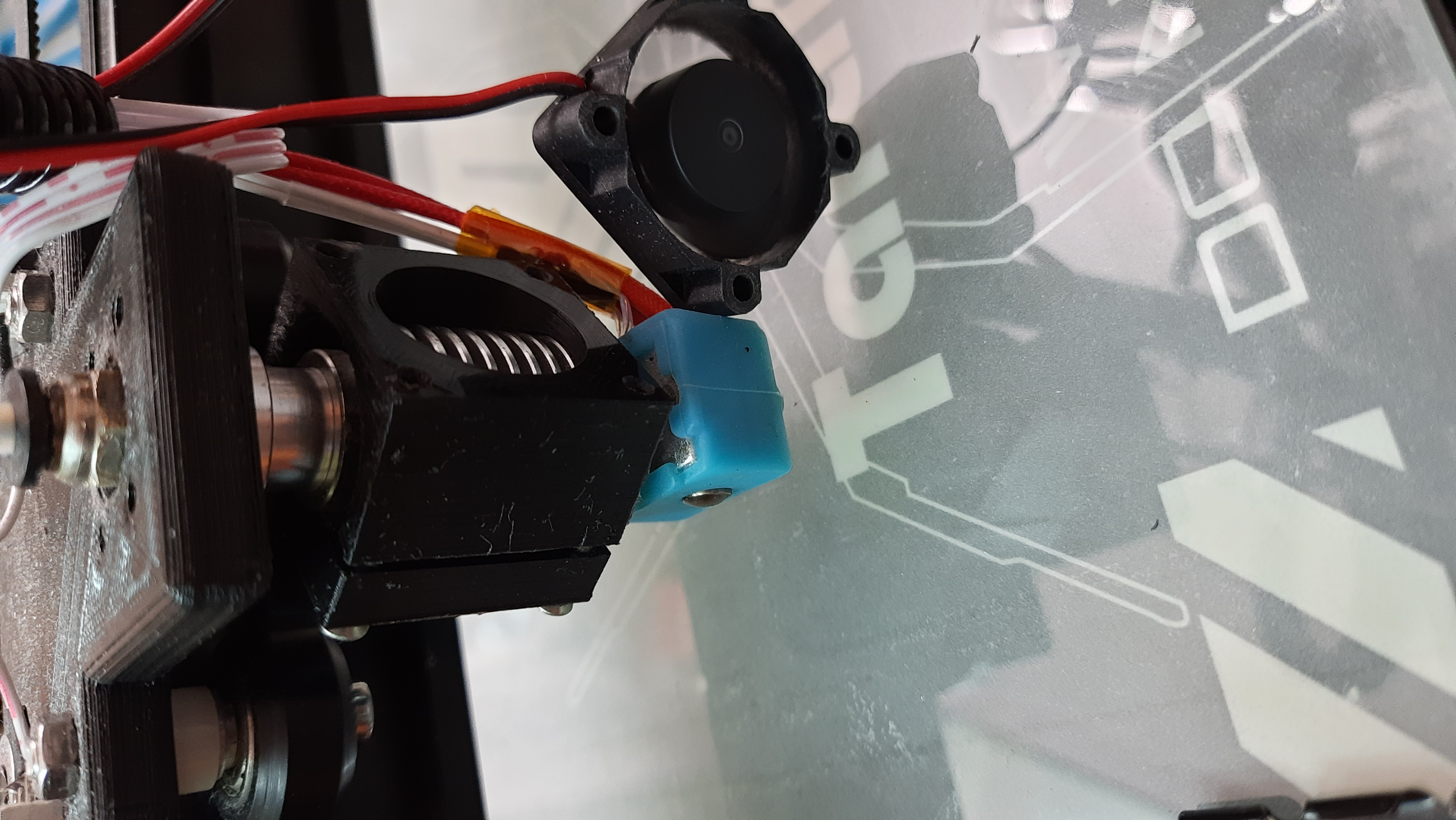 E3D-V6 Bowden için fan montajı (Plastik Aparattır!!!)