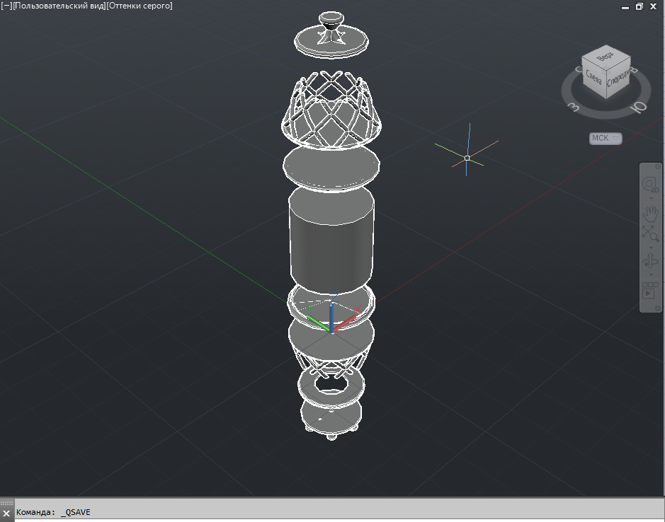 Eklektik tarzda gece lambası (Plastik Aparattır!!!)