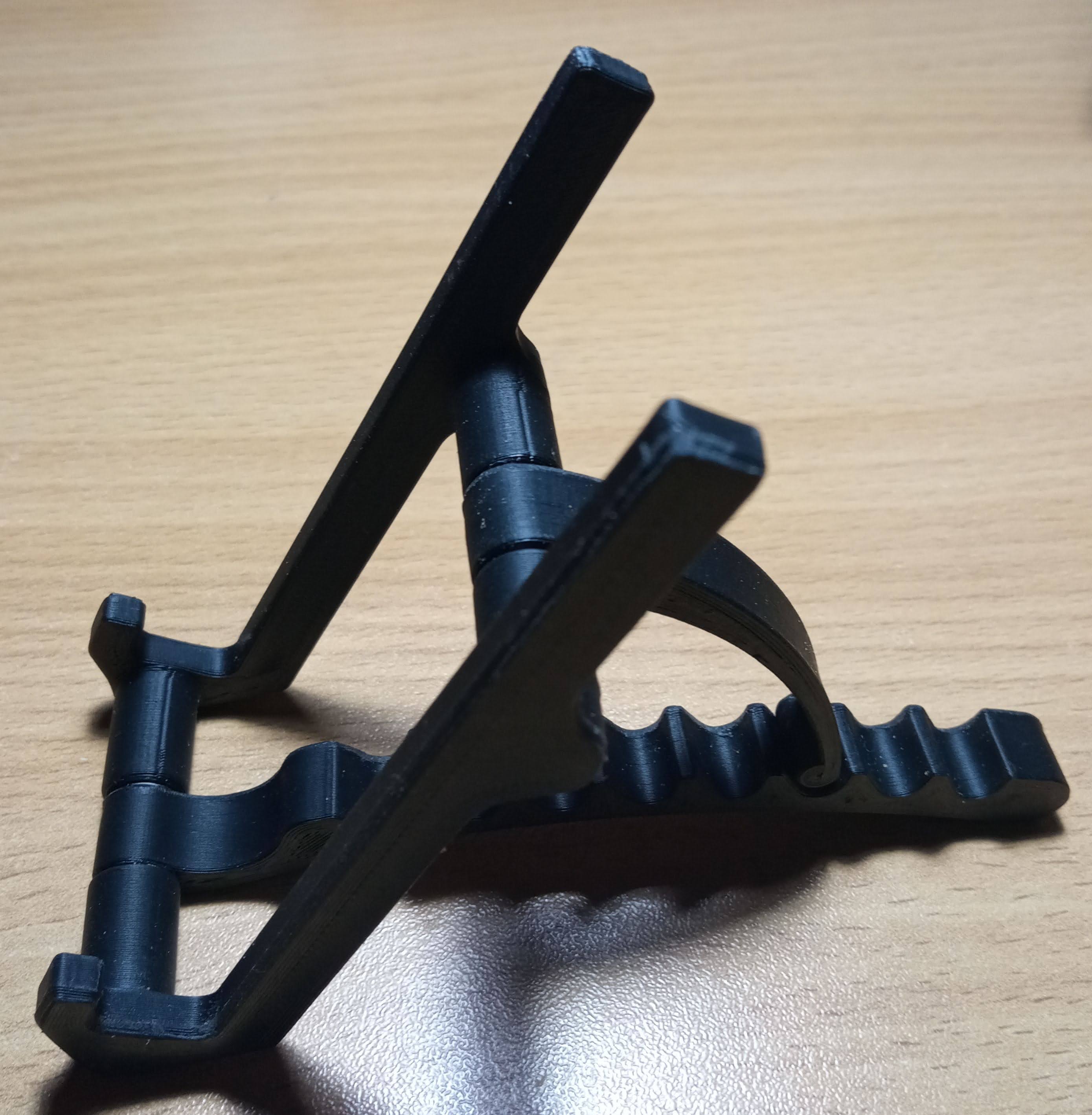 3d модель Подставка под смартфон складная для 3d принтера - скачать ...