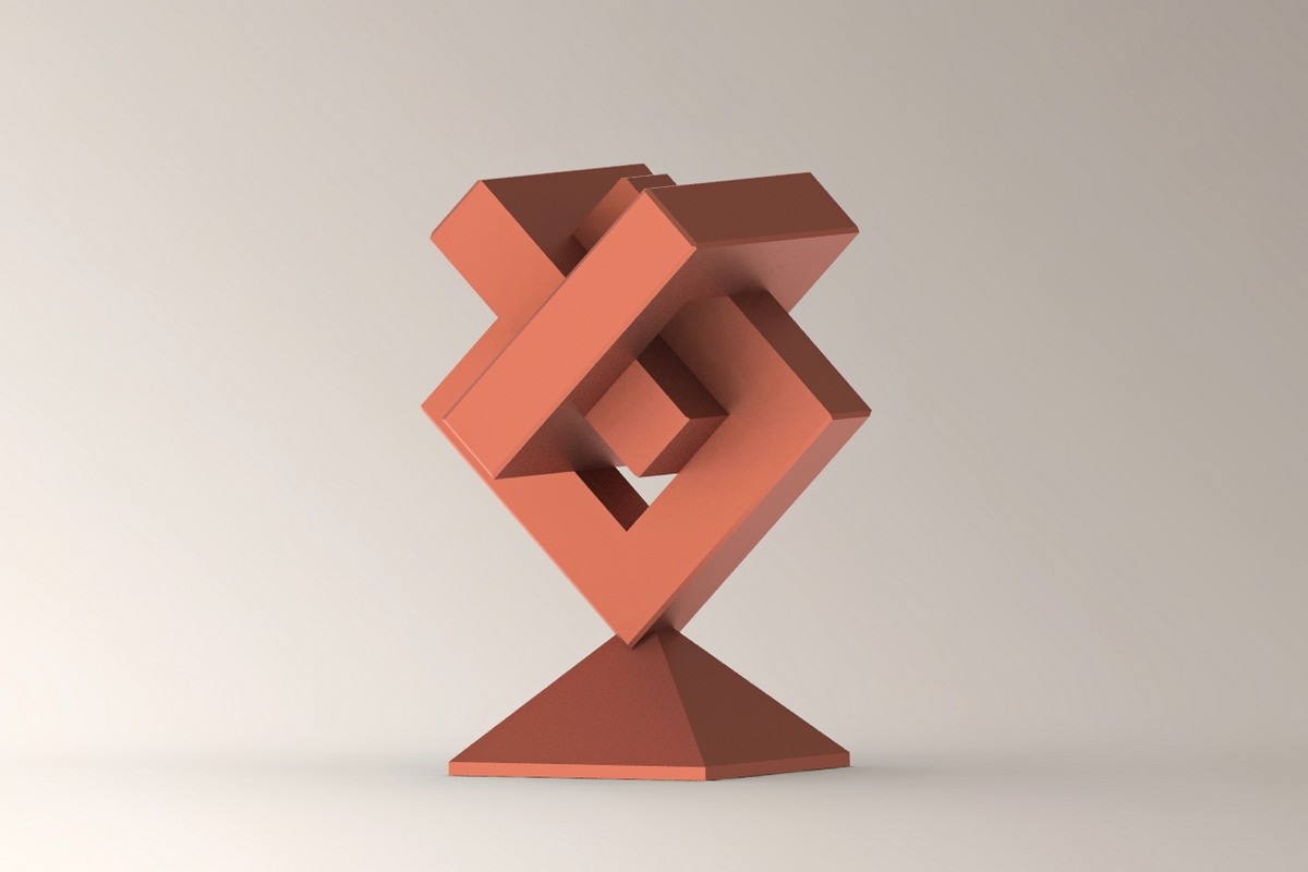 Geometrik heykel_9 (Plastik Aparattır!!!)