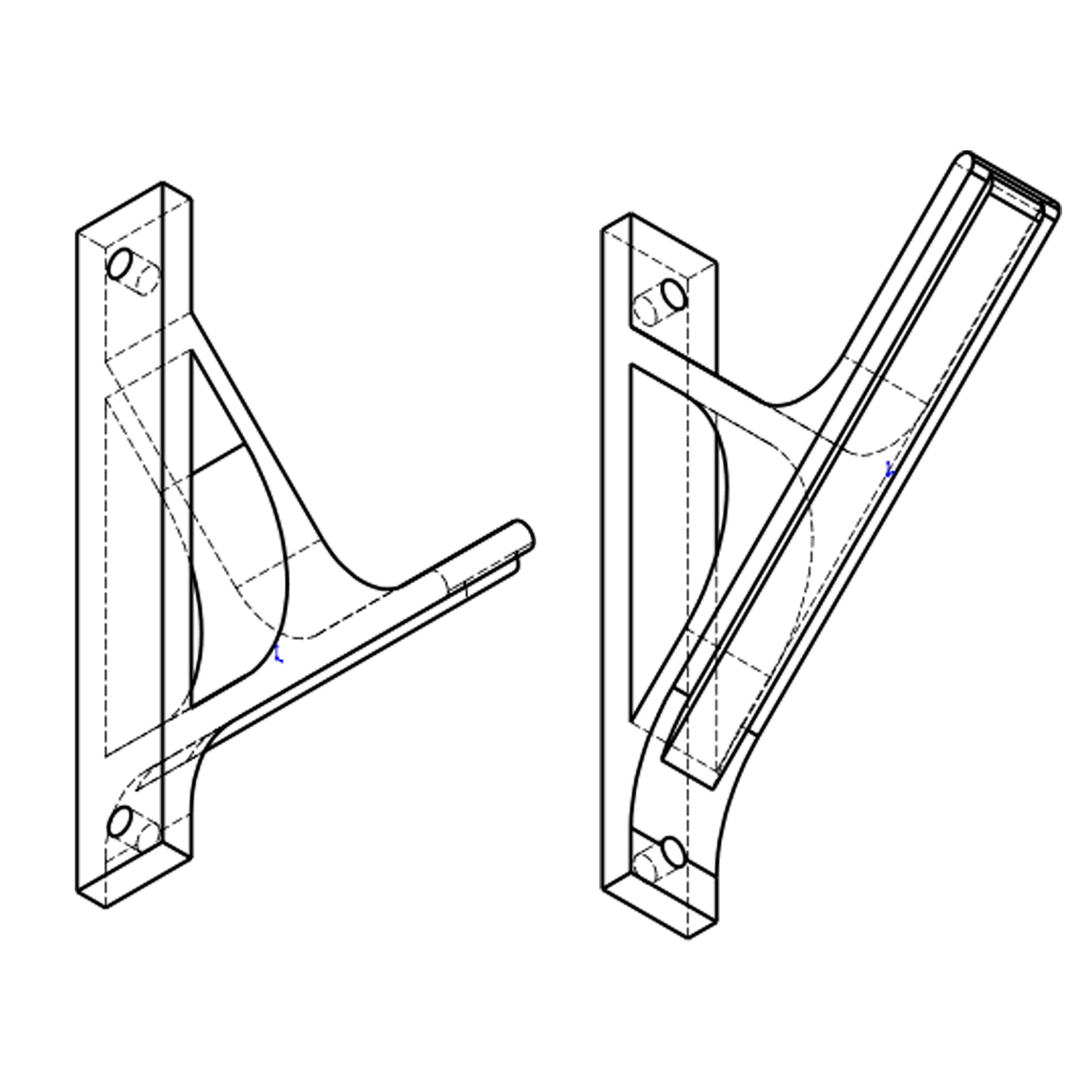 Bir tüfek için braket (Plastik Aparattır!!!)