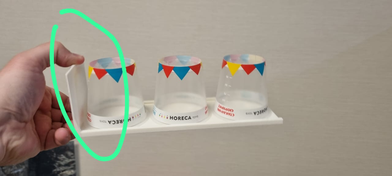 3 cam sürpriz için raf (Plastik Aparattır!!!)