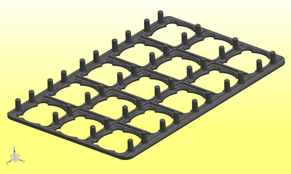 Tavuk Yumurtası (bıldırcın) için bir kuluçka makinesinde tepsi (Plastik Aparattır!!!)