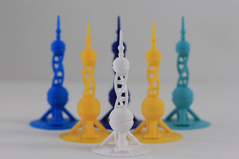 3d модель Калибровочная модель PolyPearl Tower для 3d принтера ...