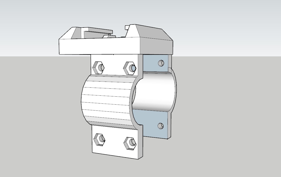 22 mm'lik bir motosikletin direksiyon simidindeki oda hareketinin sabitlenmesi (Plastik Aparattır!!!)
