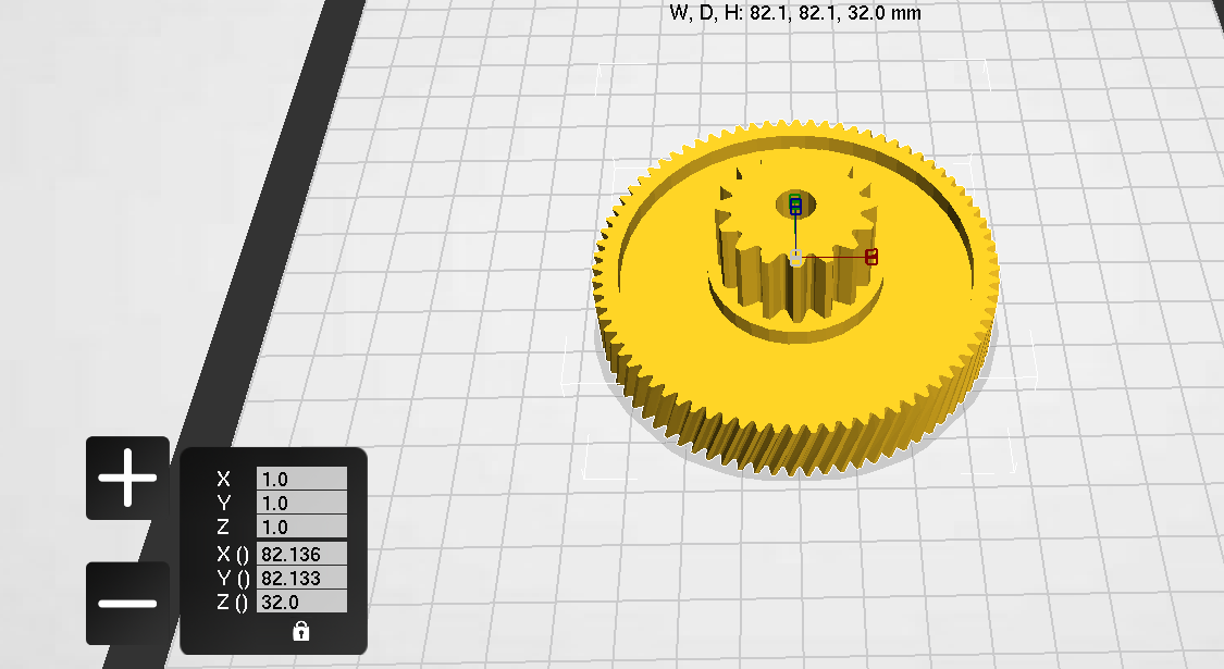 Dişli Z-78 D-82, Z-16 D-31.33 Et öğütücü için (Plastik Aparattır!!!)