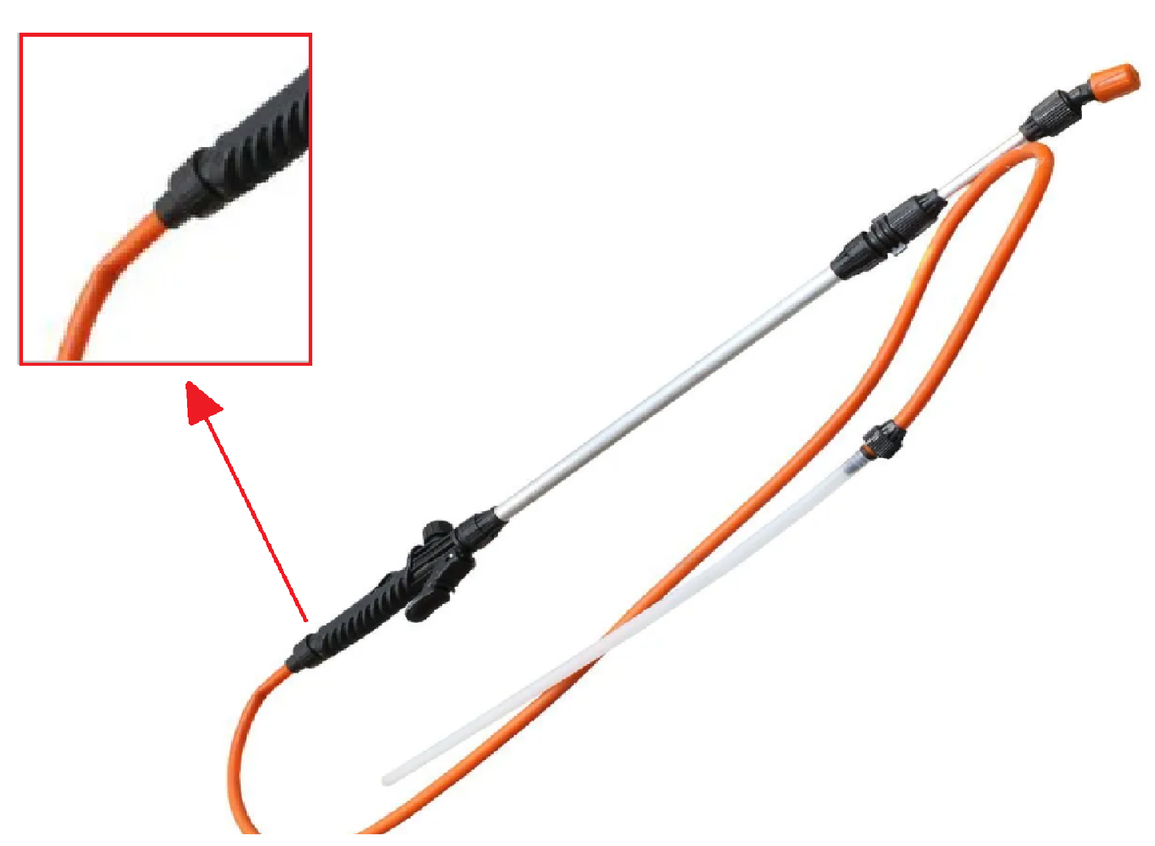 Bahçe Püskürtücü Türü Böceği için Adaptör (Plastik Aparattır!!!)