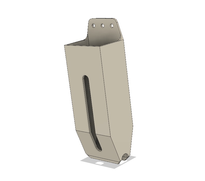 Bir çivide otopodları olan AAA piller için kutu (Plastik Aparattır!!!)