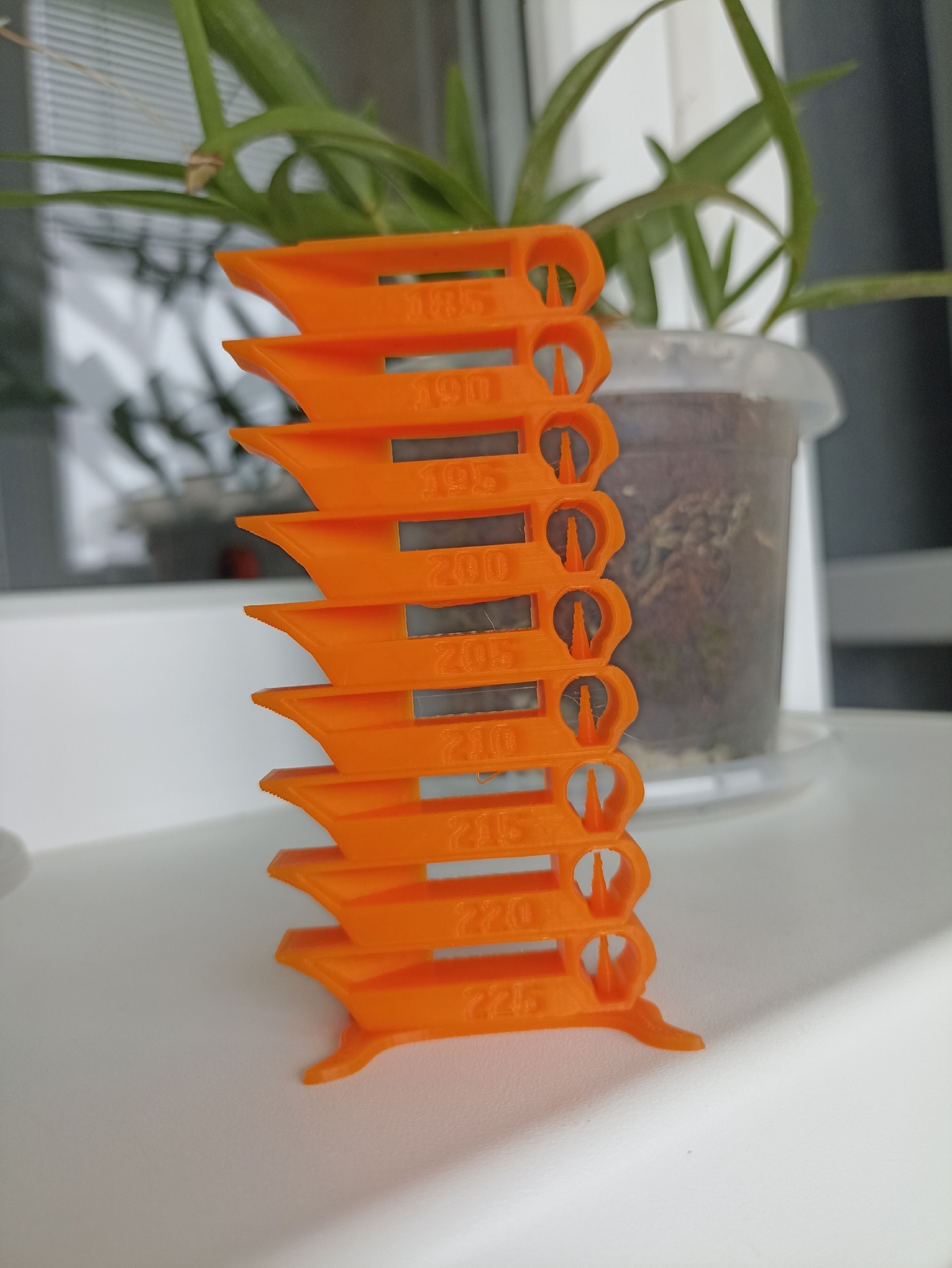 3d модель Калибровочная модель Temperature Tower для 3d принтера ...