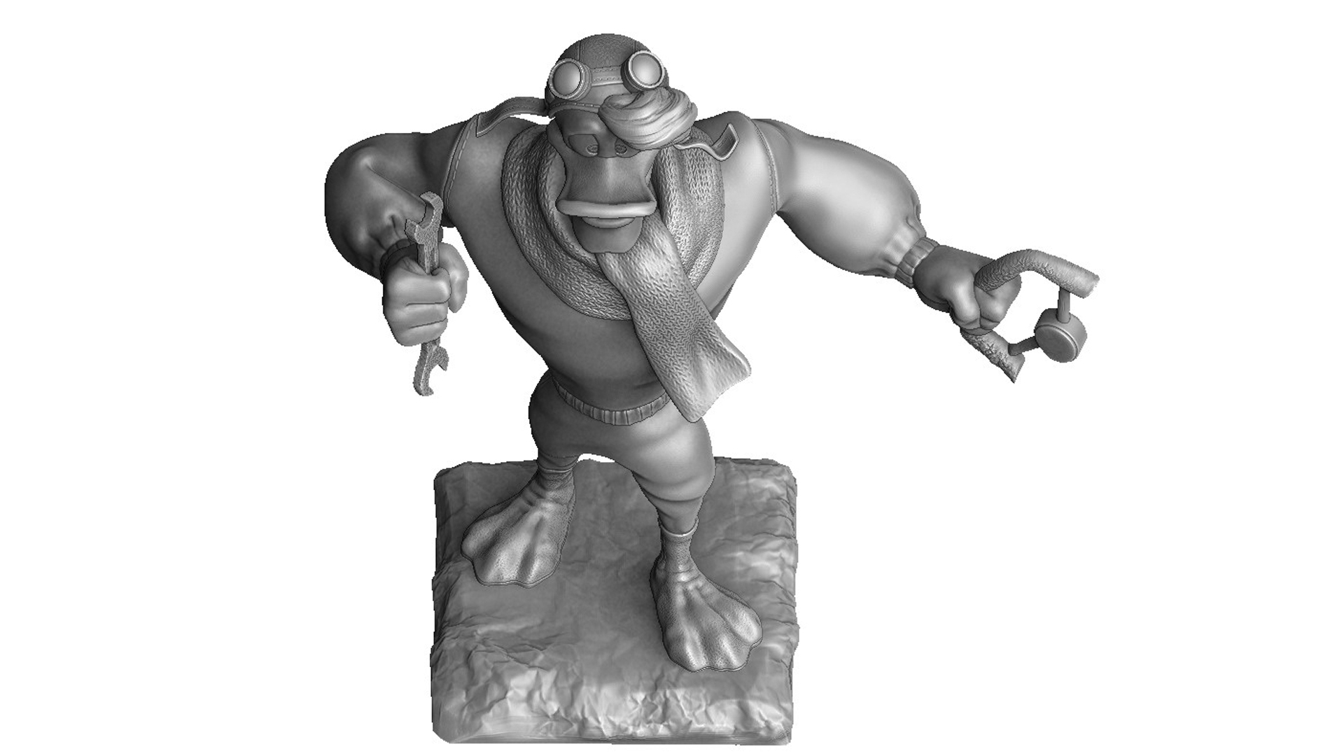 Зигзаг МакКряк. Для 3D печати. STL, ZTL, OBJ.