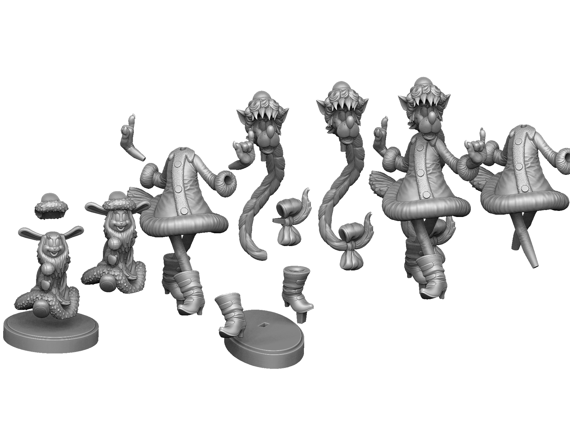 Ну, Дед Мороз, погоди! для 3д печати STL.