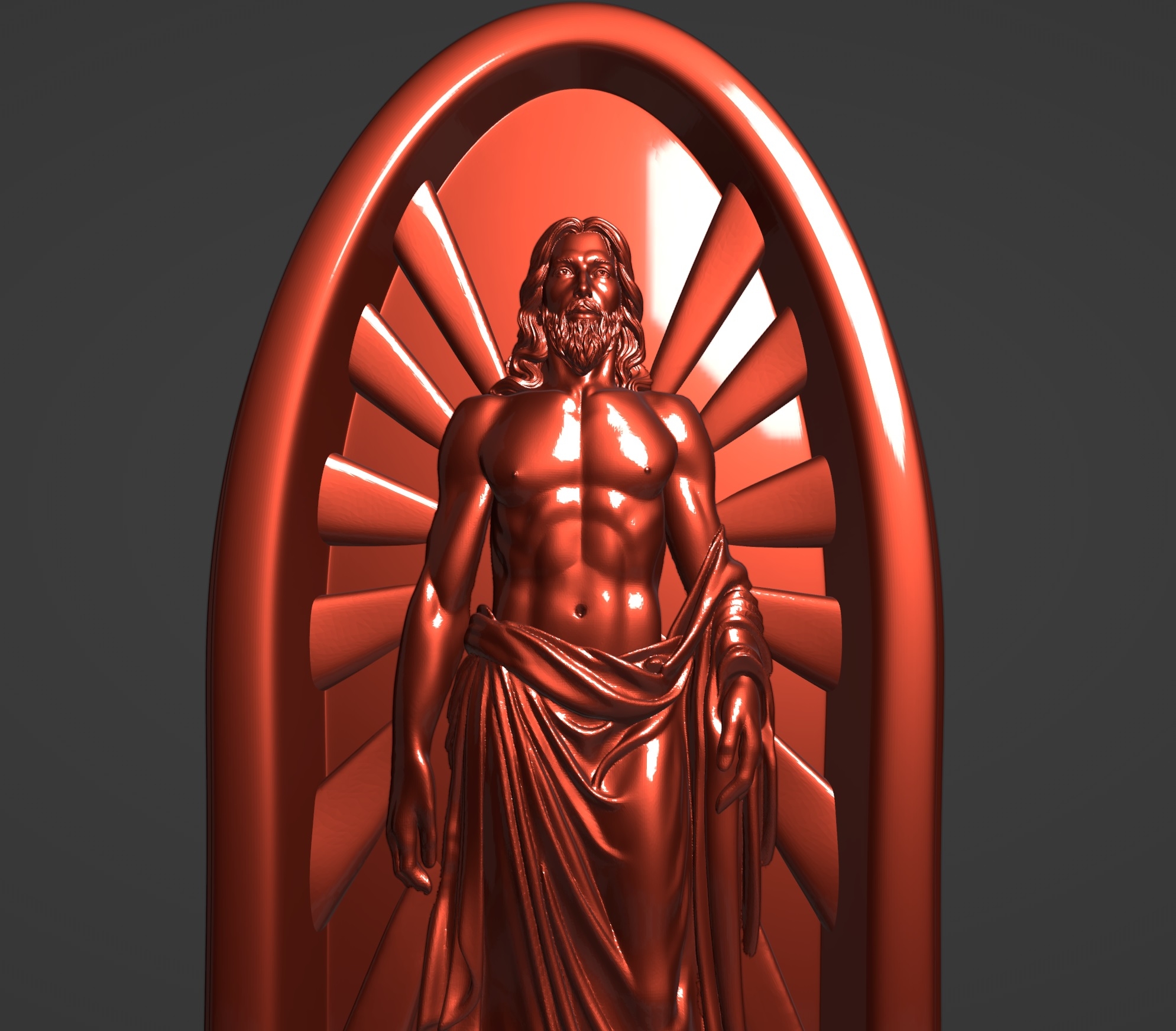 Пасхальный поднос для яиц с Иисусом