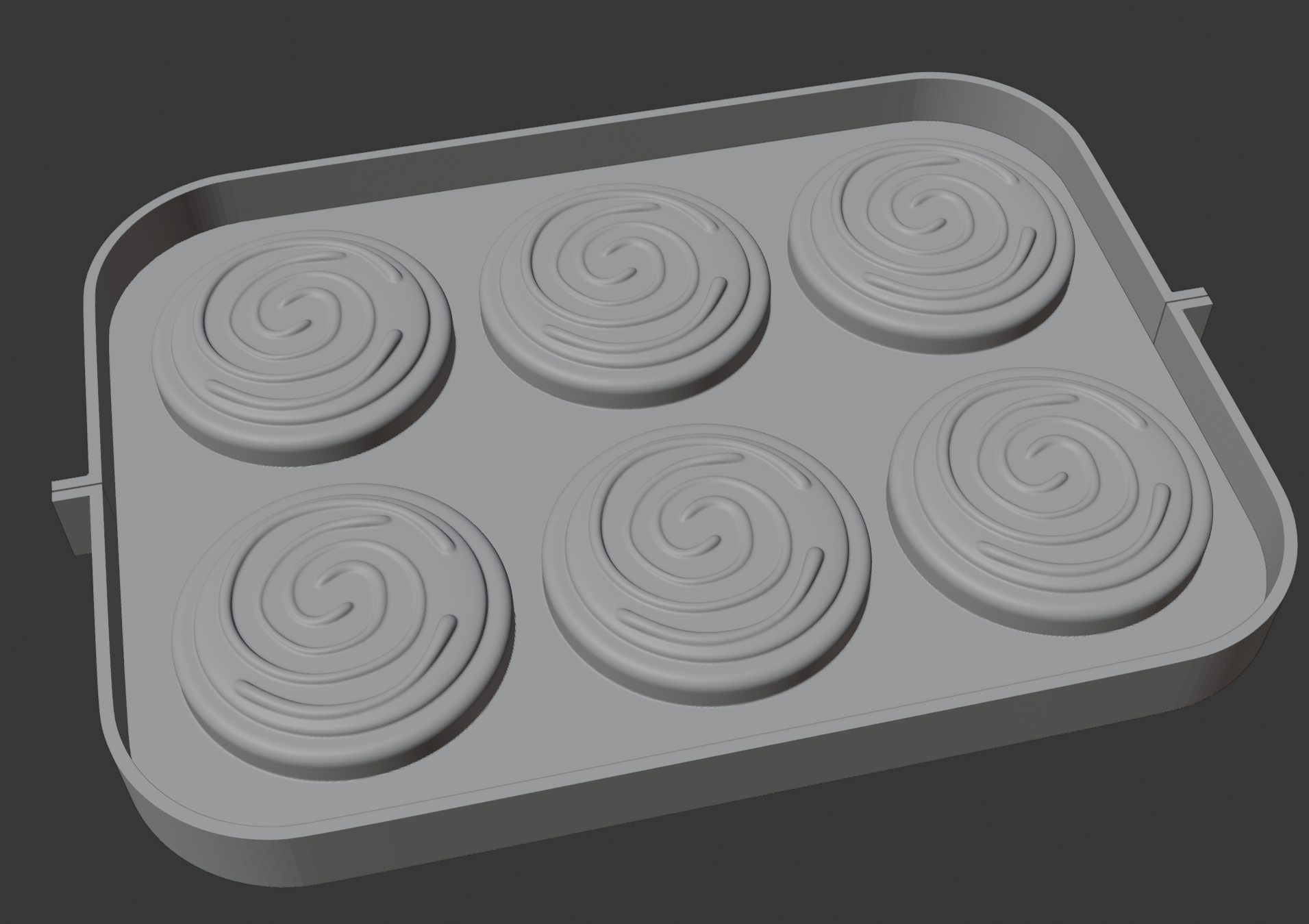 3D модели вырубок для печенья с тиснением