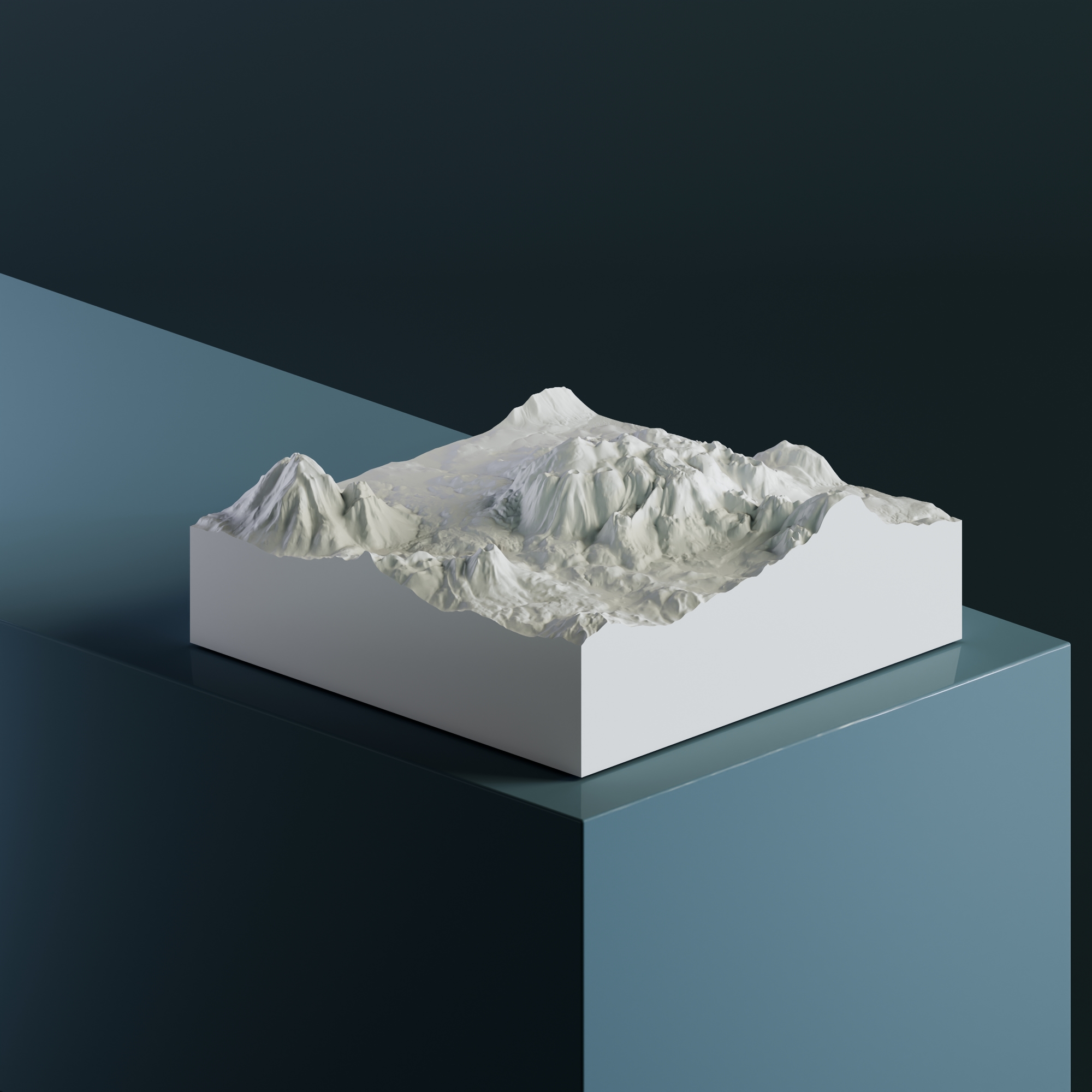Охос-дель-Саладо 6 893 м 3D-модель, STL для печати