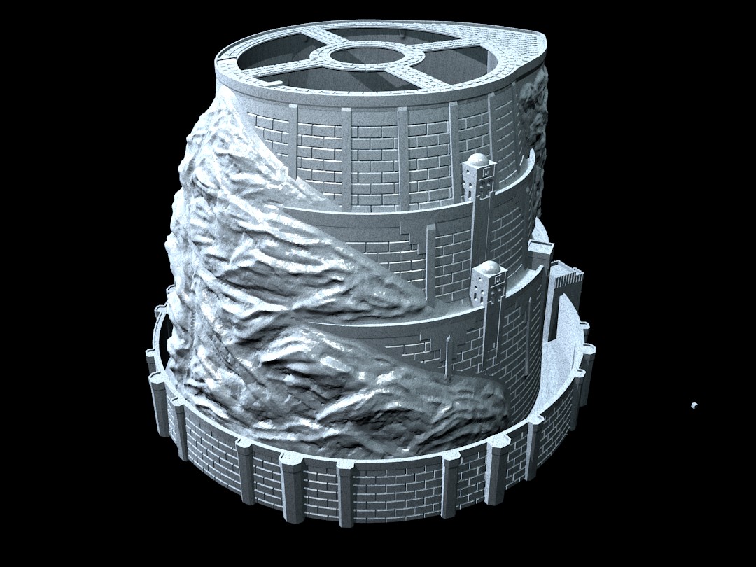 Минас Тирит (Minas Tirith).  Кашпо для растений
