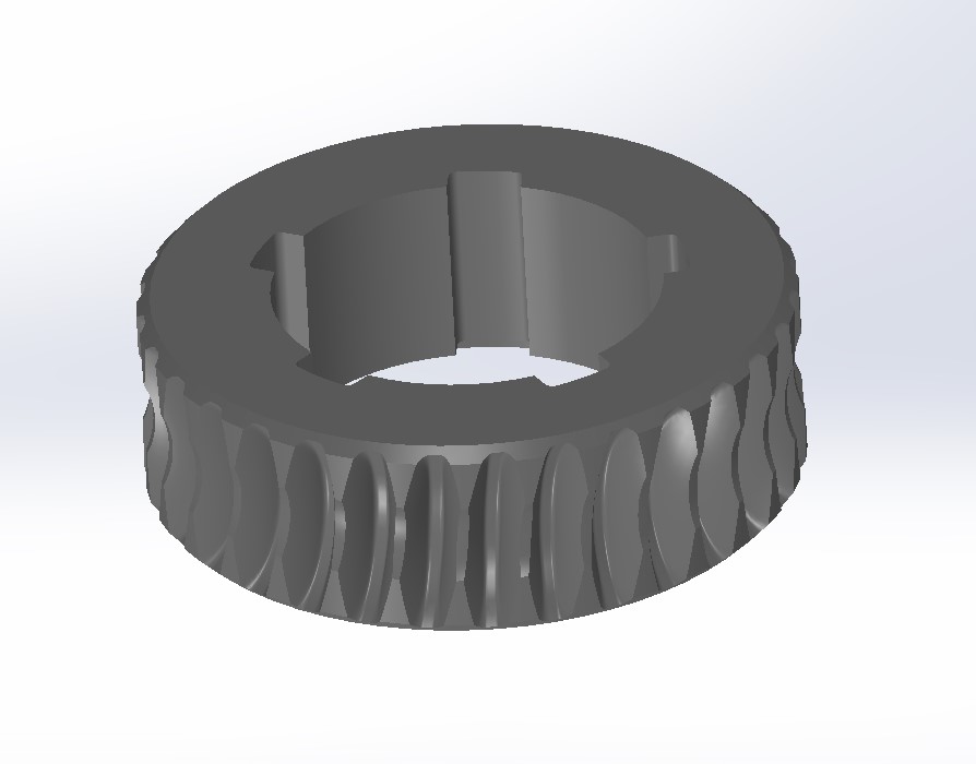 Ведомая шестерня откатных ворот