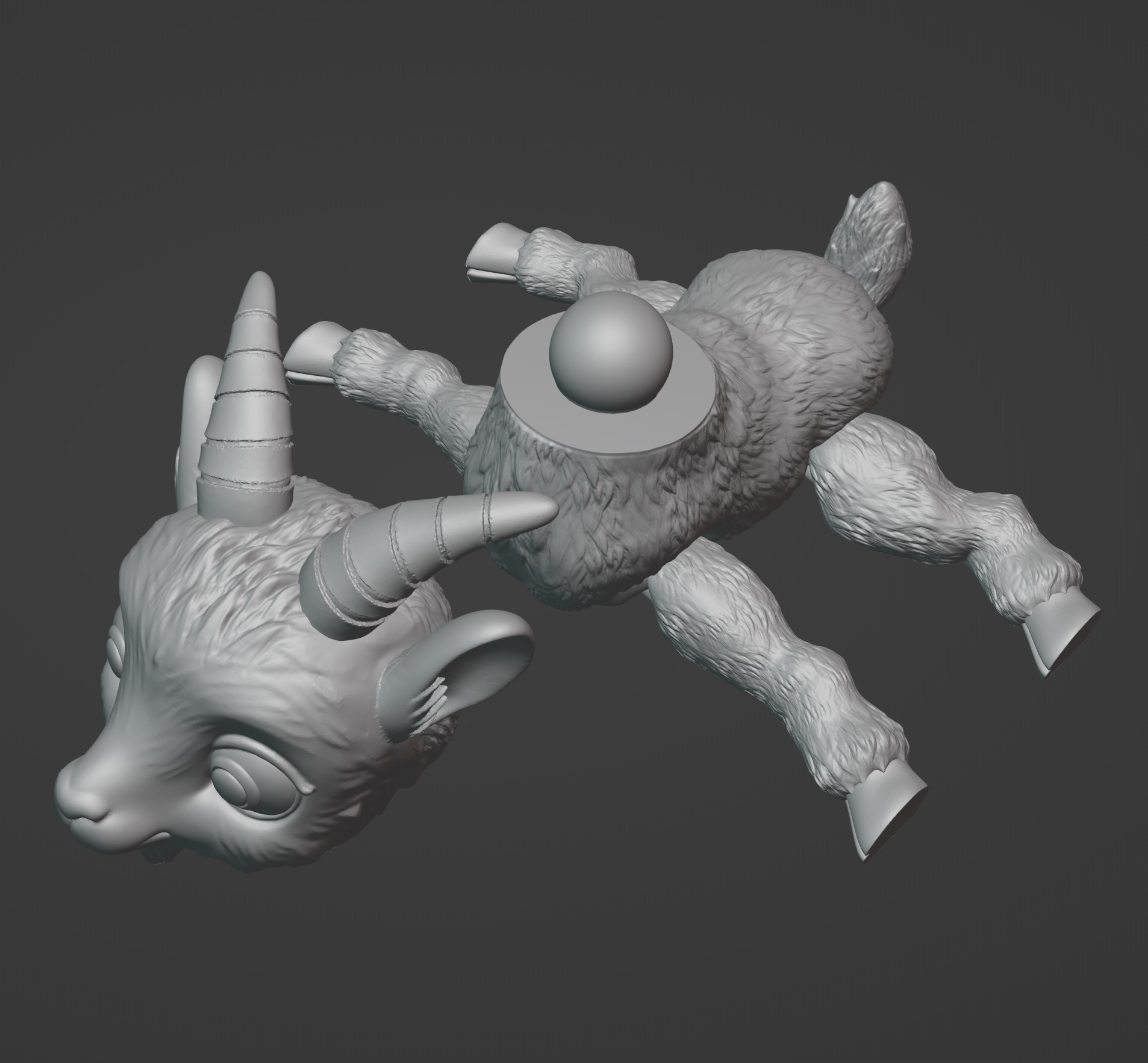 Козлик флекси stl