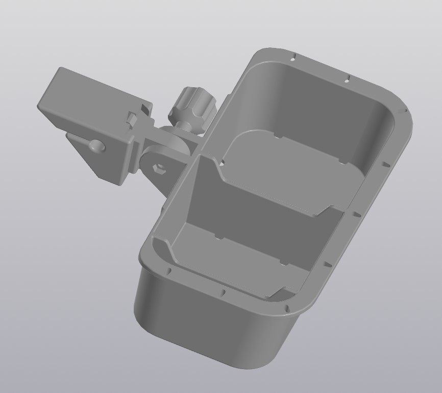 Органайзер v3 для рыболовных принадлежностей в лодку ПВХ на ликтрос, с отсеком под телефон