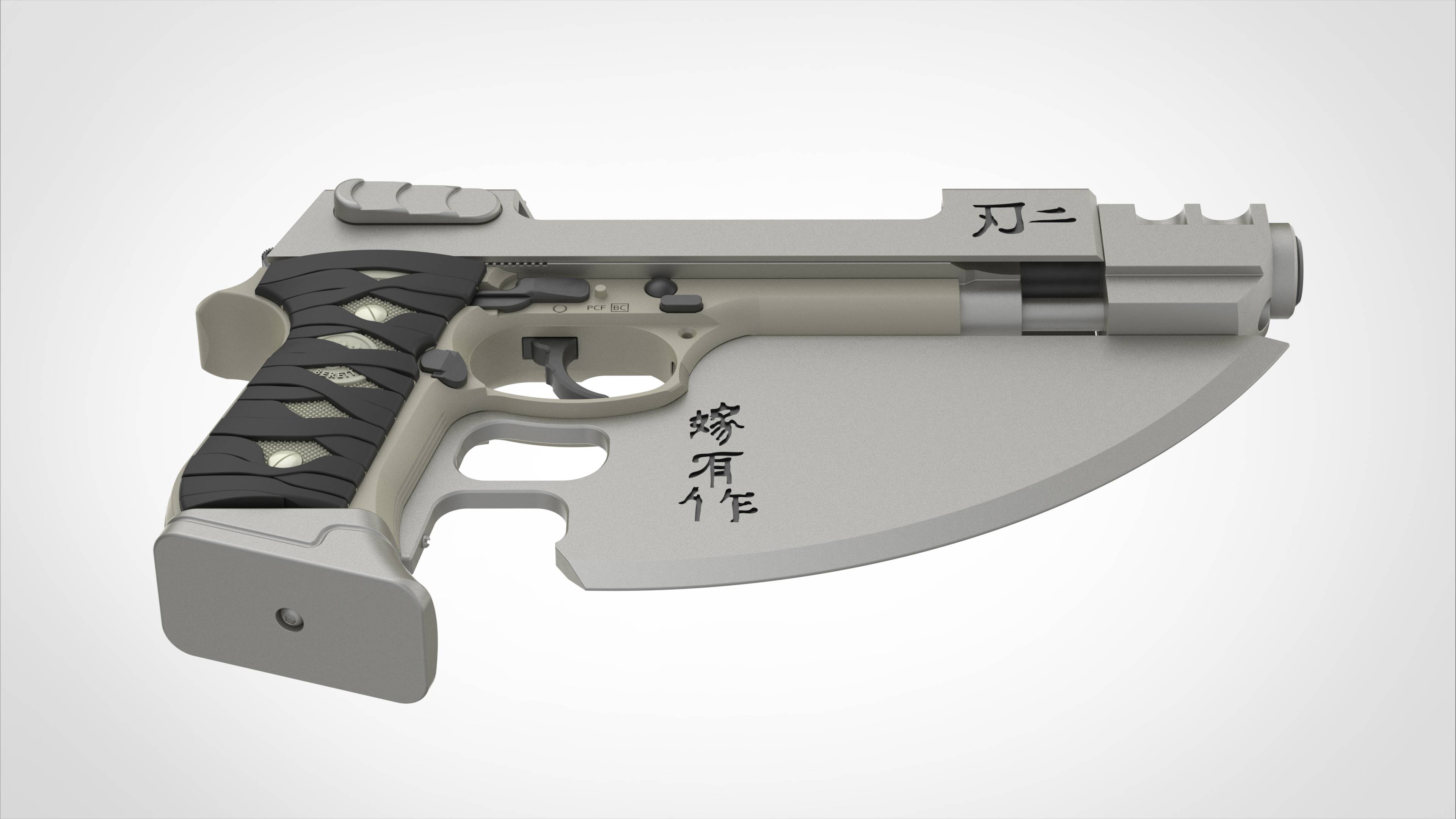 Модифицированный пистолет Beretta 92FS из кинофильма Блейд 2