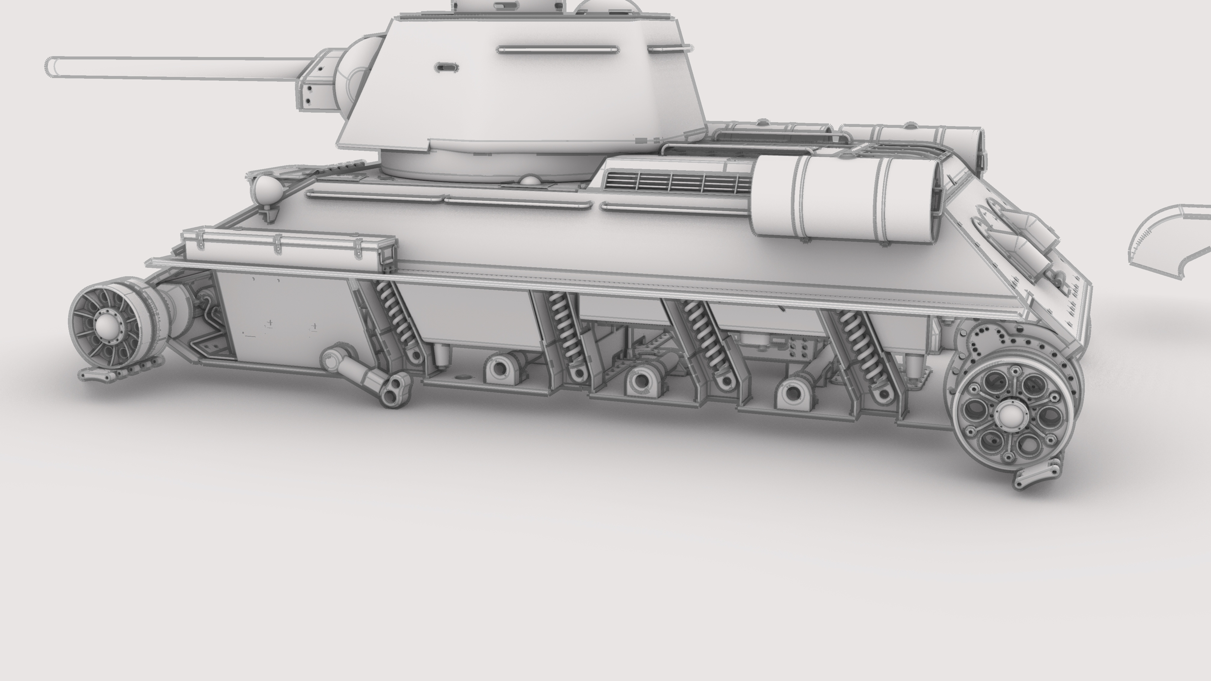 Т 34-76 башня гайка полная детализация