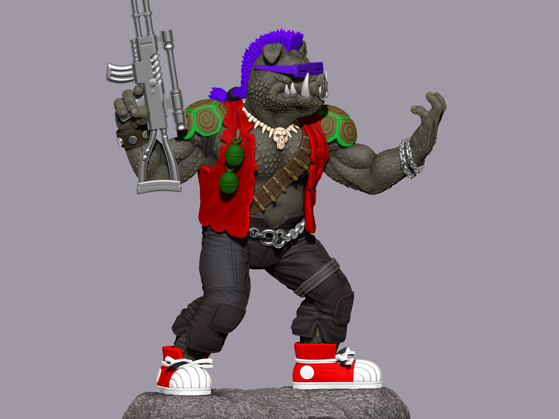 Бибоп TMNT 1987 для 3д печати STL