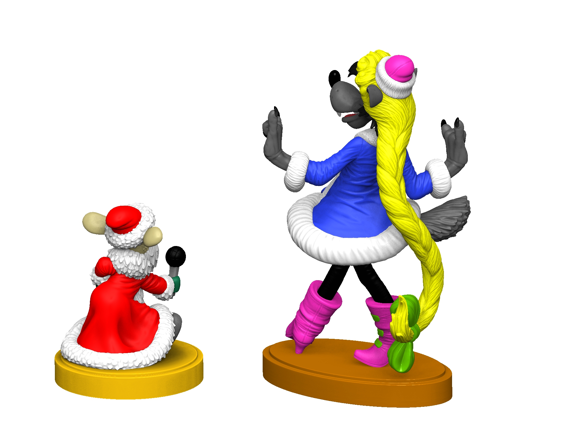 Ну, Дед Мороз, погоди! для 3д печати STL.