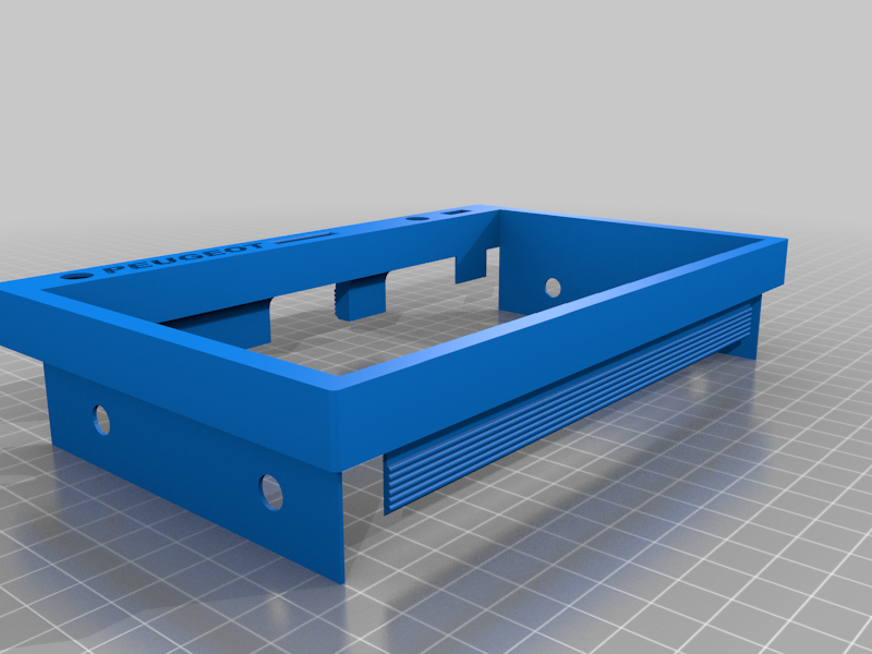 Продажа 3D-модели "Рамка магнитолы Пежо 307 рама 2 DIN"