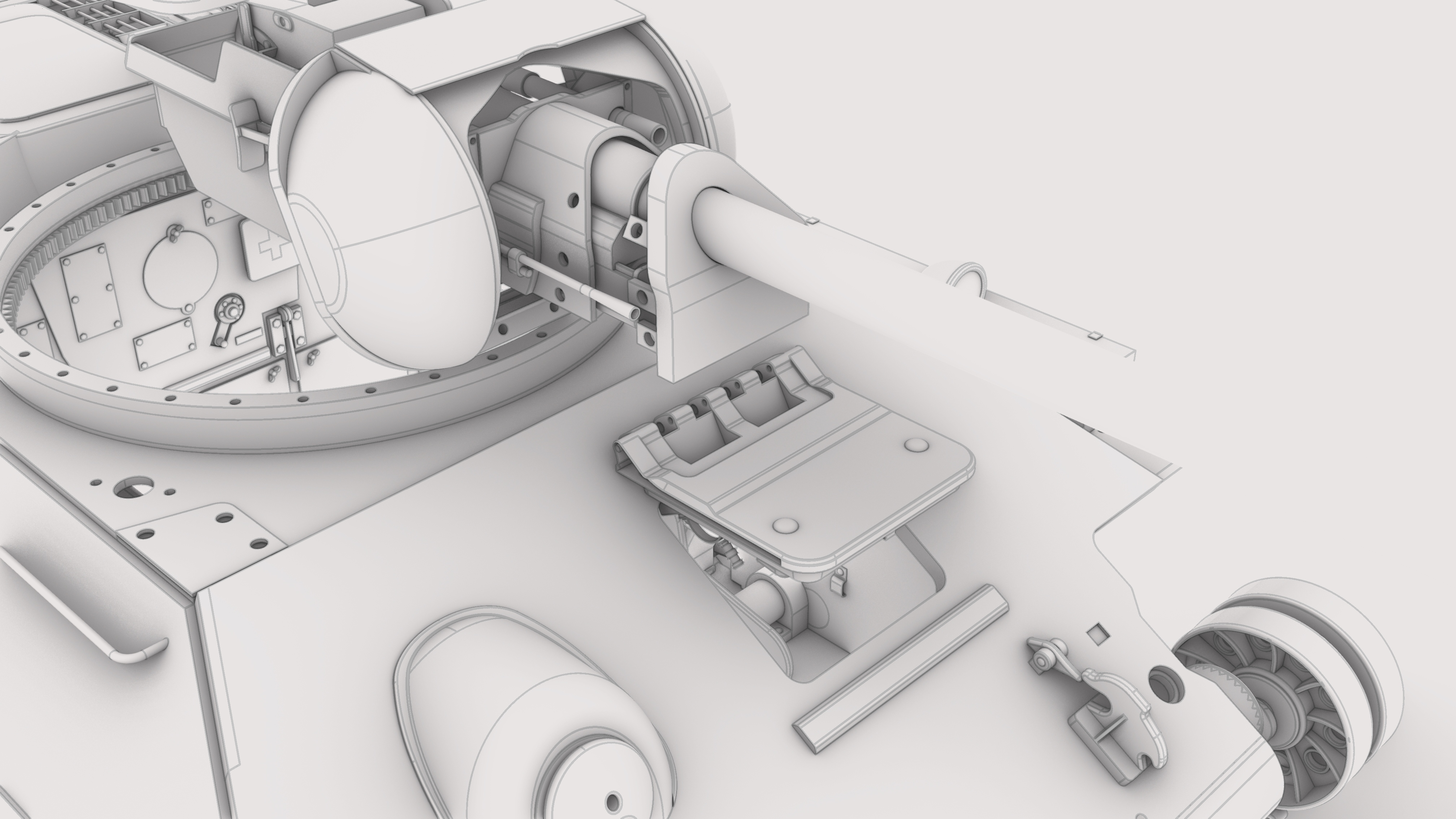 Т 34-76 башня гайка полная детализация