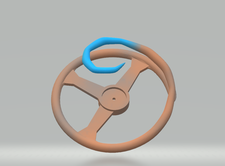 Артефакт Измененный штурвал из игры S.T.A.L.K.E.R. / Artifact Wheel from S.T.A.L.K.E.R.