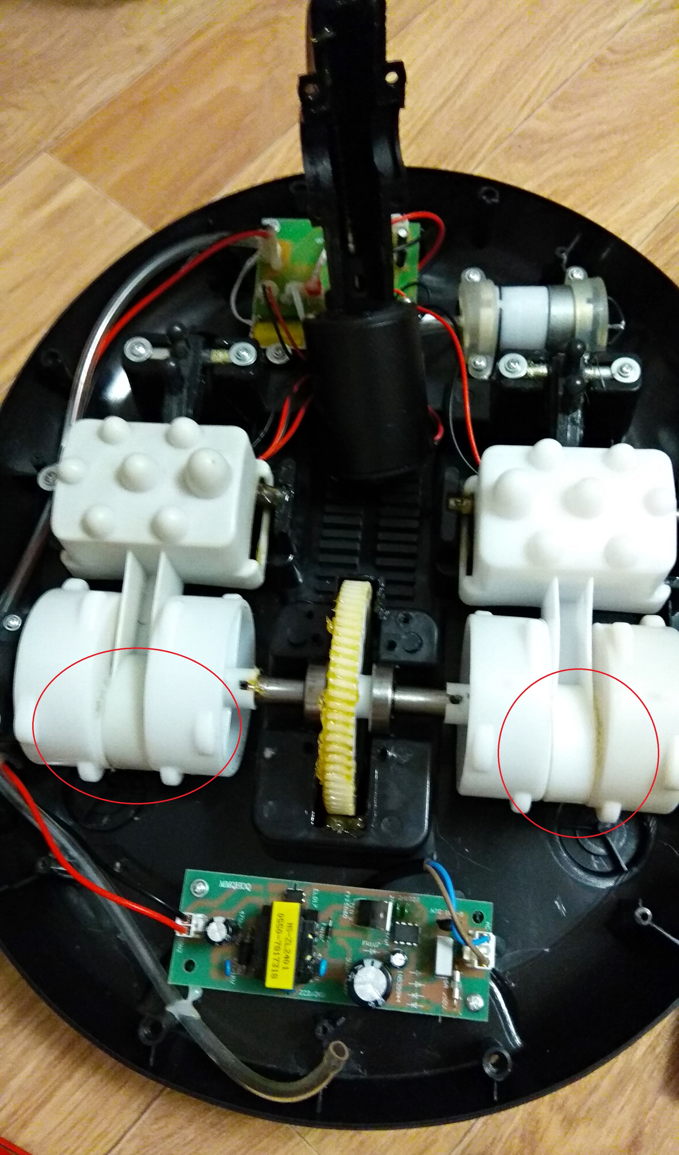 Червячное колесо для массажёра для ног