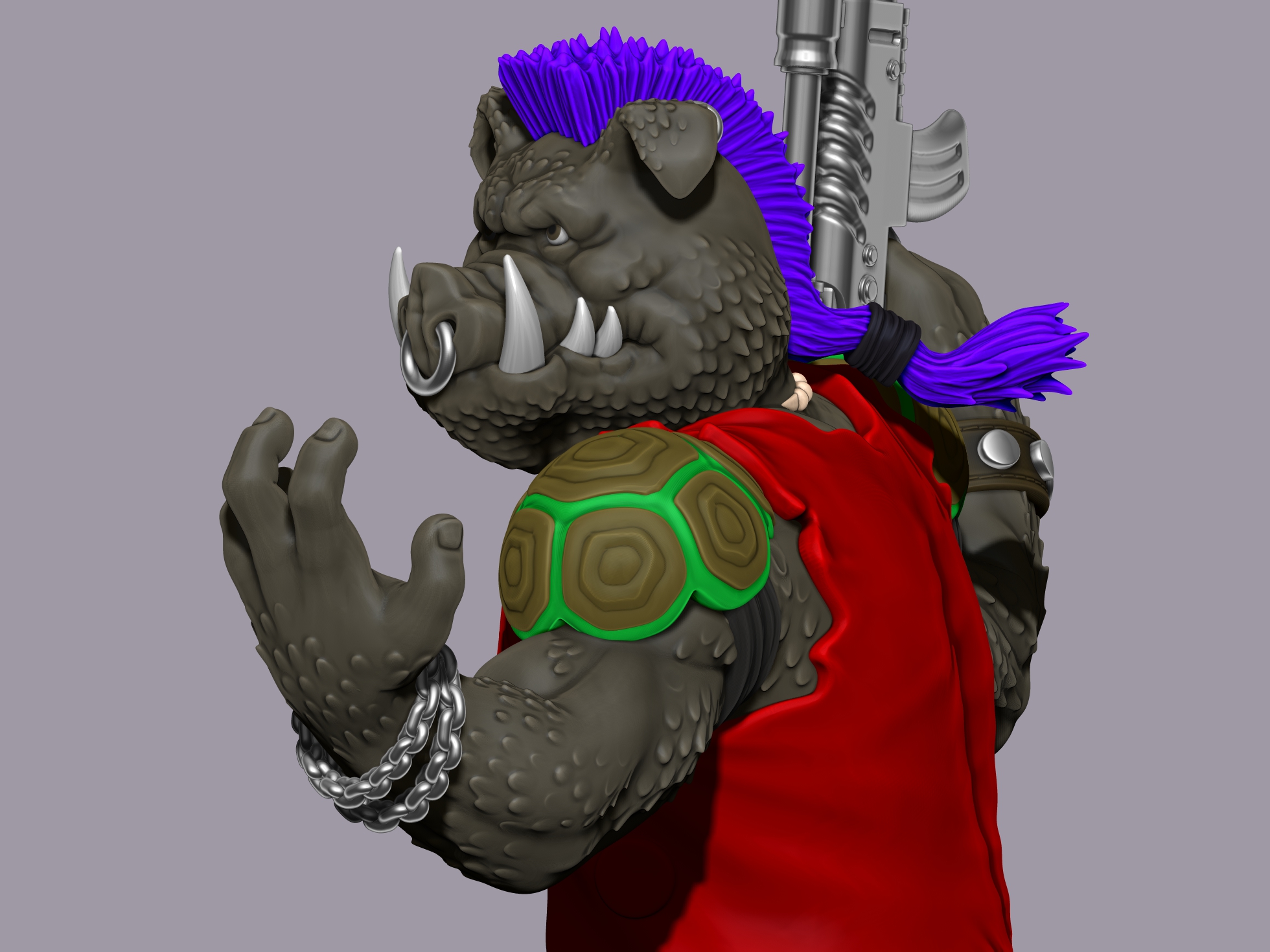 Бибоп TMNT 1987 для 3д печати STL