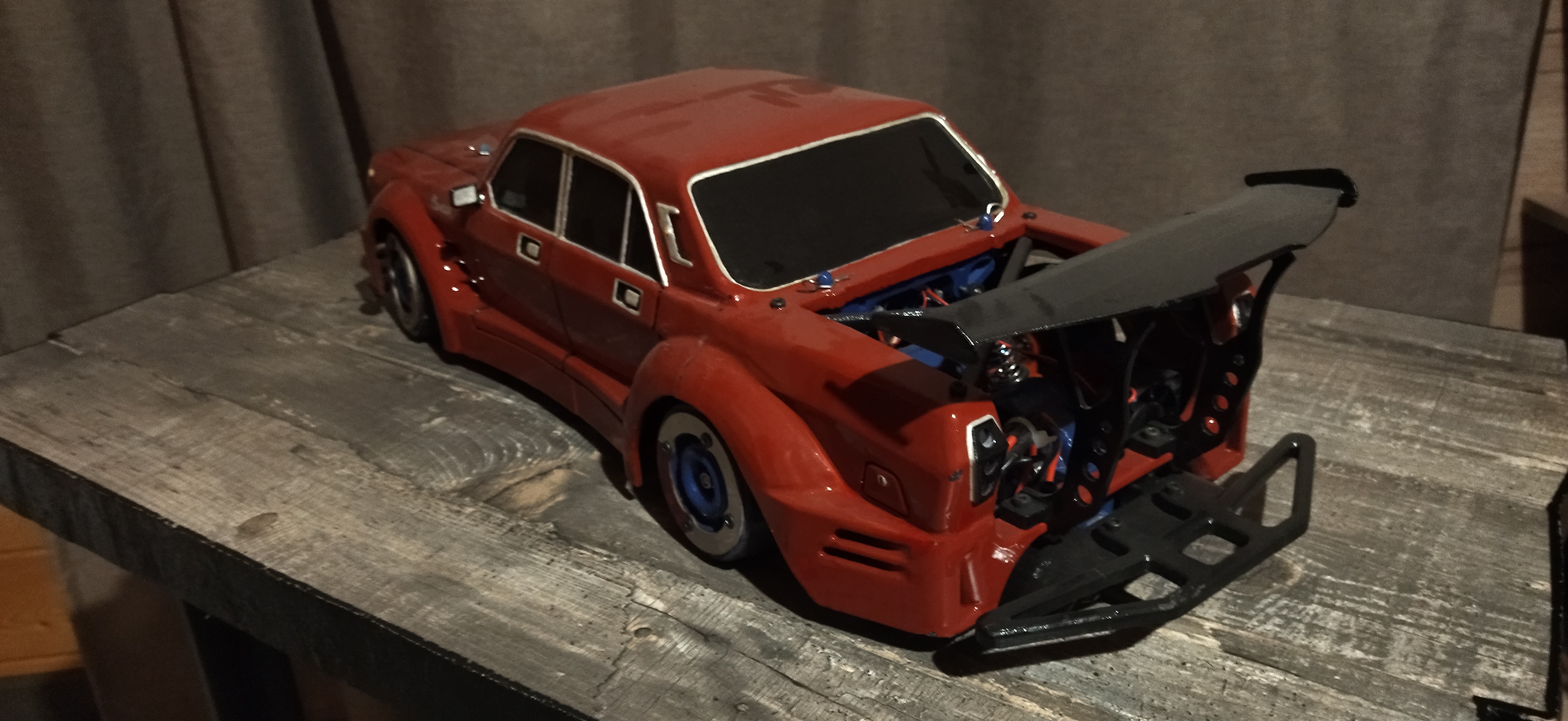 Проект: ГАЗ-24 «Дрифт» (1:16) на базе Remo Hobby Smax v2