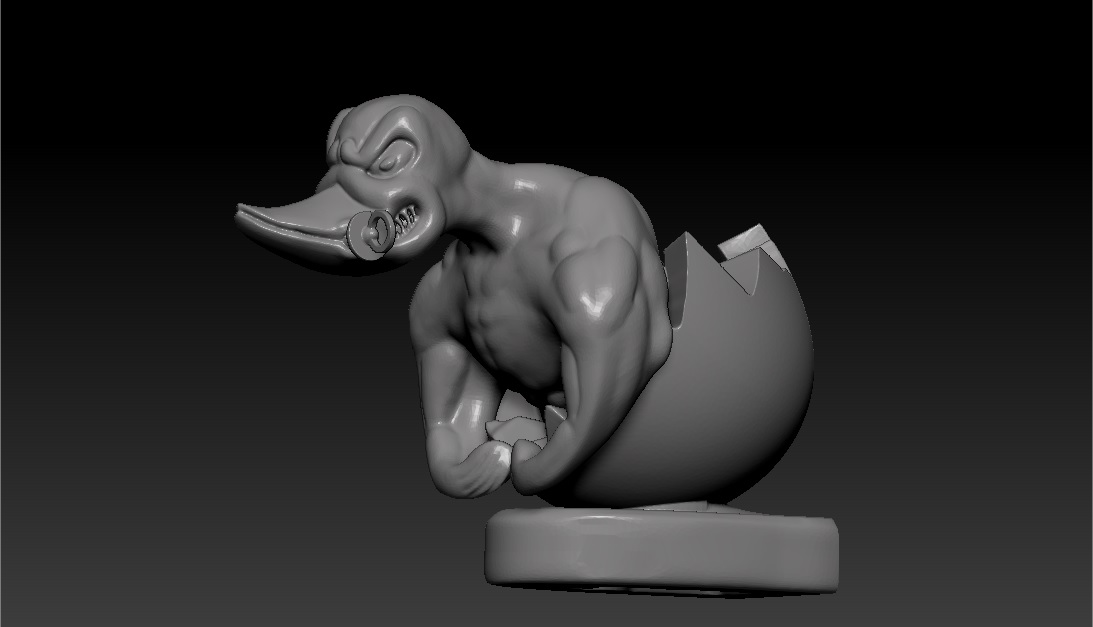 Продажа 3D-модели "модернизированный утенок на капот"