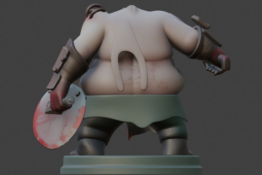 Pudge (Dota 2) - Stylized 3D Printable Miniature