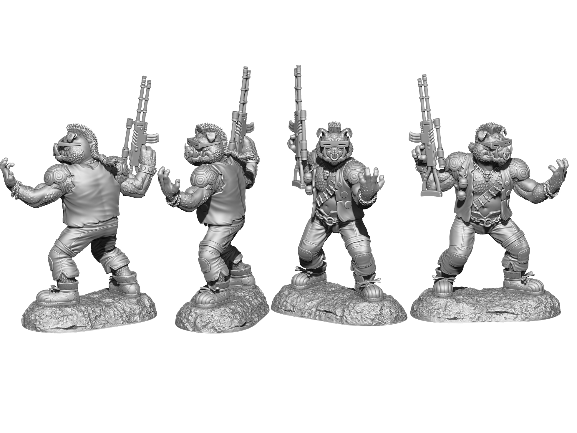 Бибоп TMNT 1987 для 3д печати STL