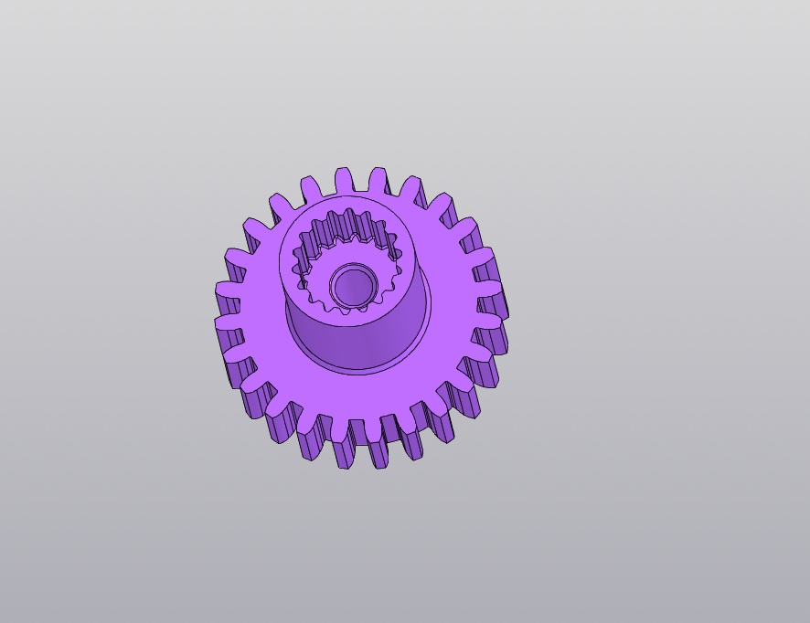 3д модель конической шестерни
