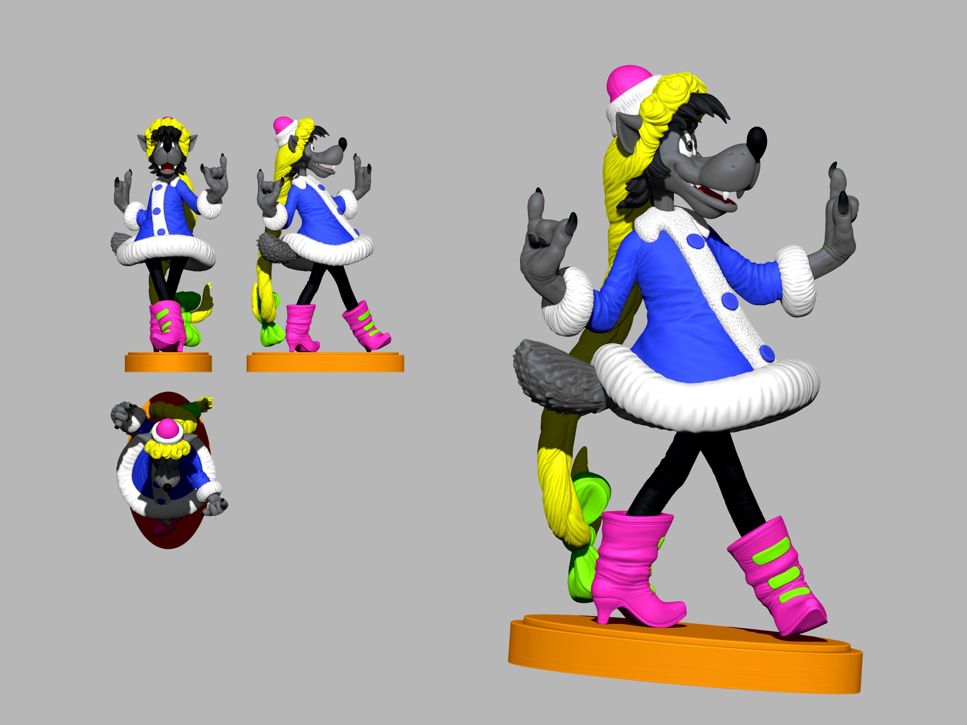 Ну, Дед Мороз, погоди! для 3д печати STL.