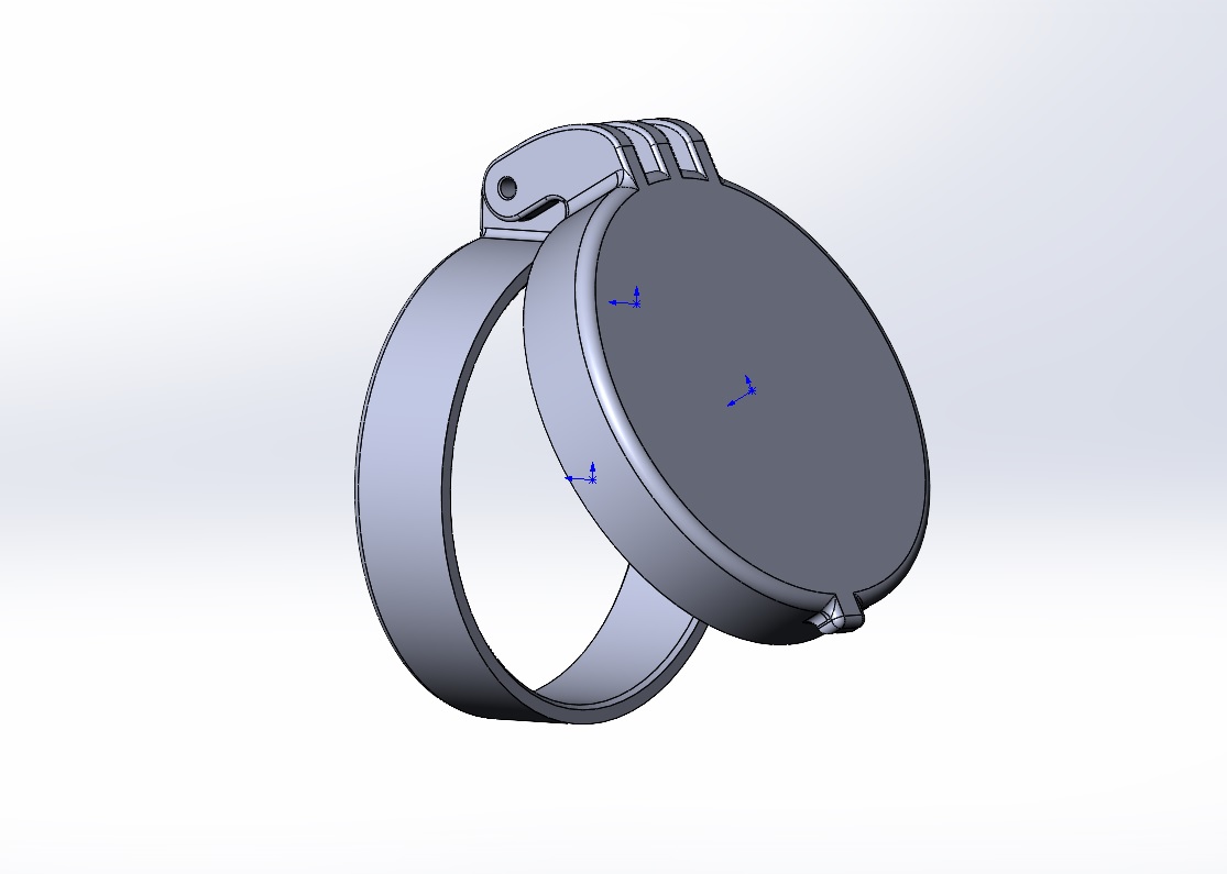 Откидные защитные крышки для оптического прицела D47.0