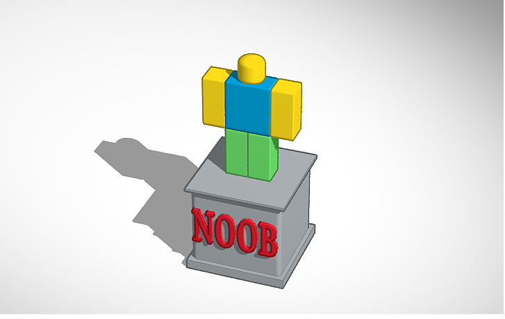 Персонаж "NOOB" из платформы "Roblox"