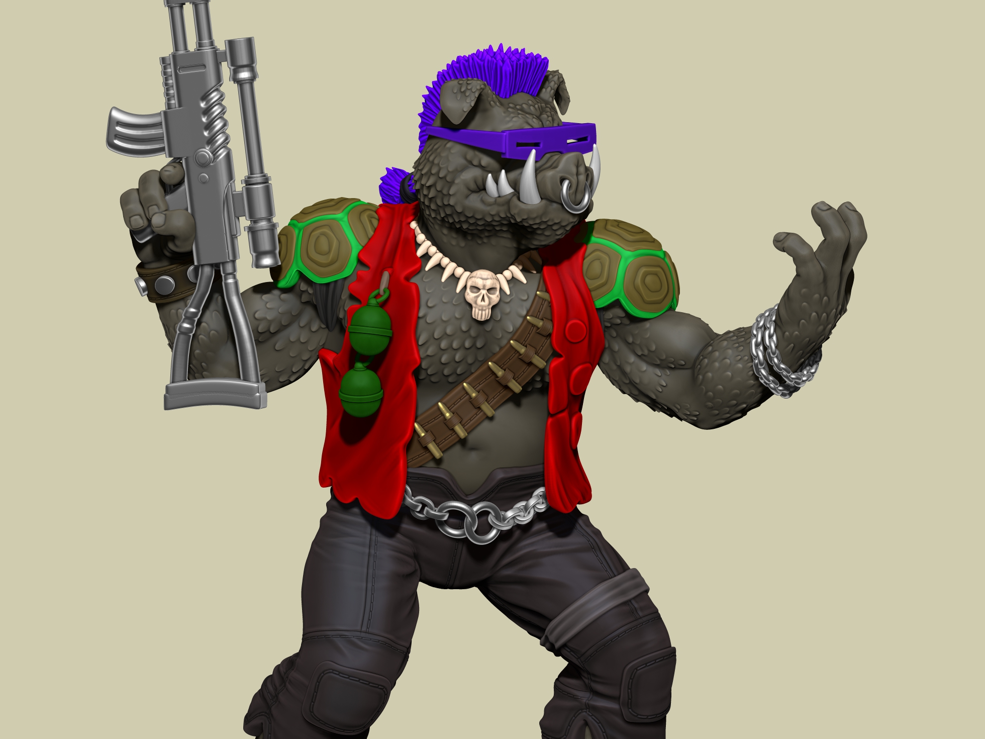 Бибоп TMNT 1987 для 3д печати STL