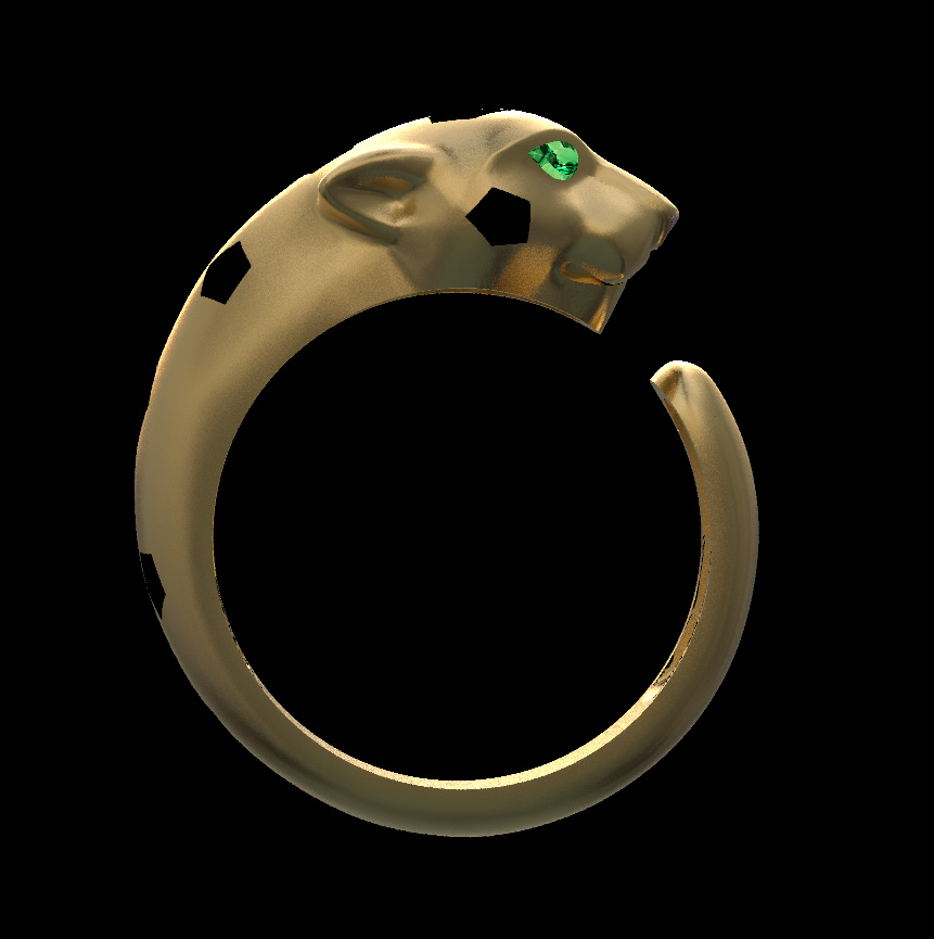 кольцо пантера 01 Cartier